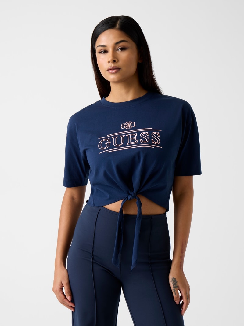 GUESS® Boxy printed logo T-shirt Women