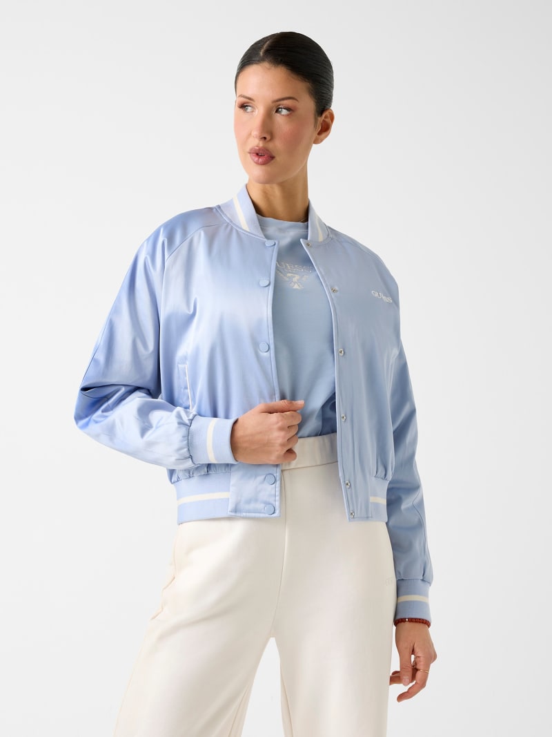 Urban Classics Veste Bomber Satin Oversize Femme | Coupe Courte Scintillante & Streetwear Élégant
