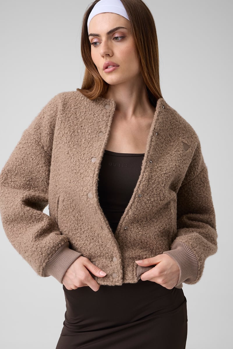 GUESS® Sahte sherpa ceket Kadın