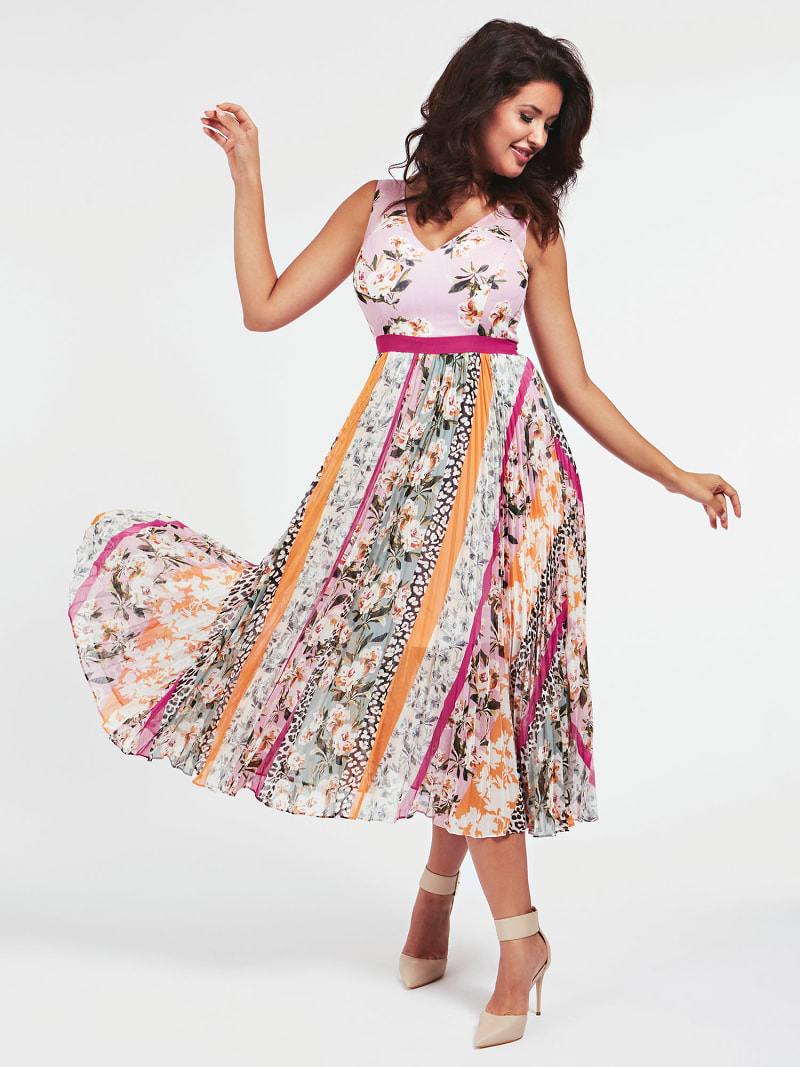 Floral Print Dress Guess Official Online Store