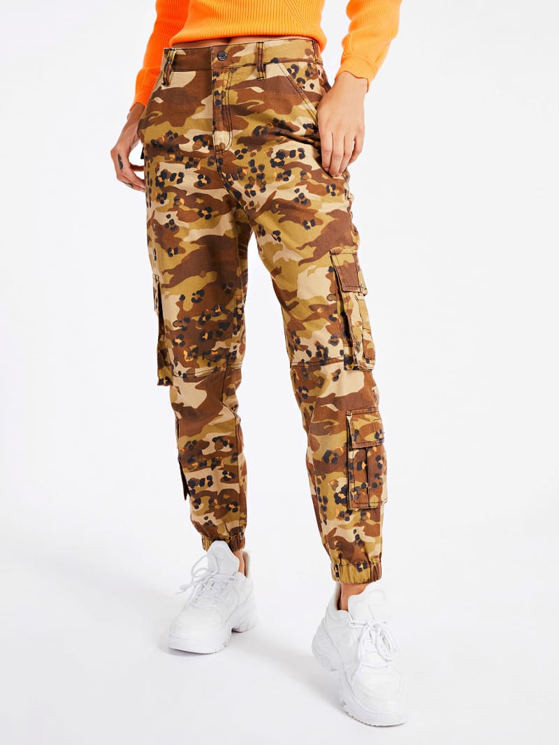 camouflage cargo joggers