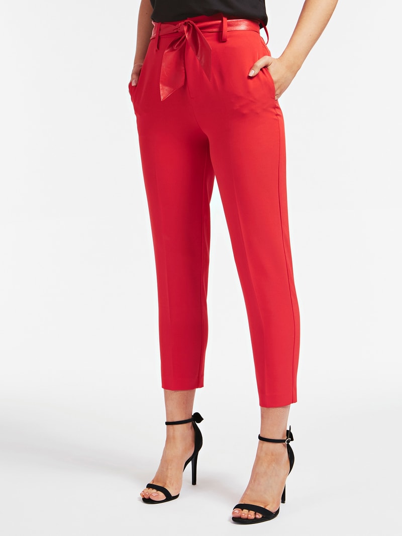 Pantalon en crêpe clearance