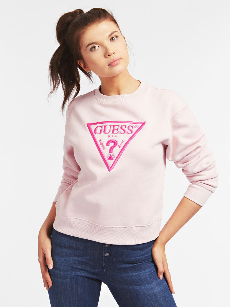 guess sweatshirt pink