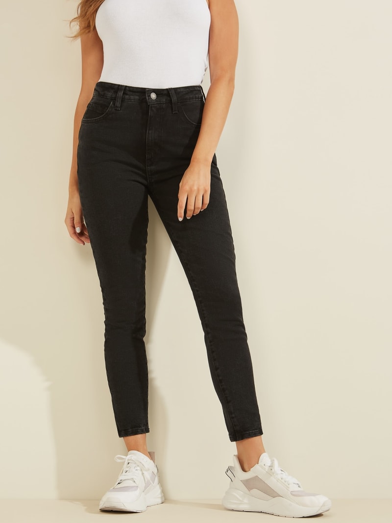 Guess black high waisted jeans 2025