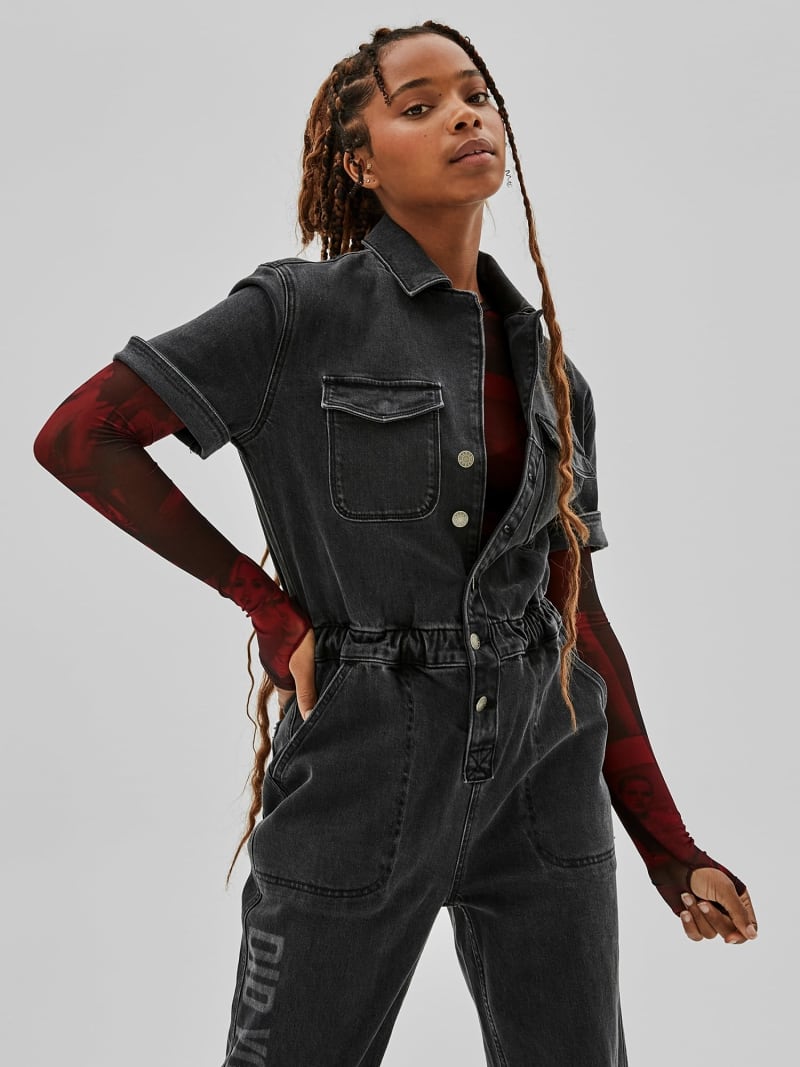 GUESS Originals RELAXED FIT DENIM JUMPSUIT Women