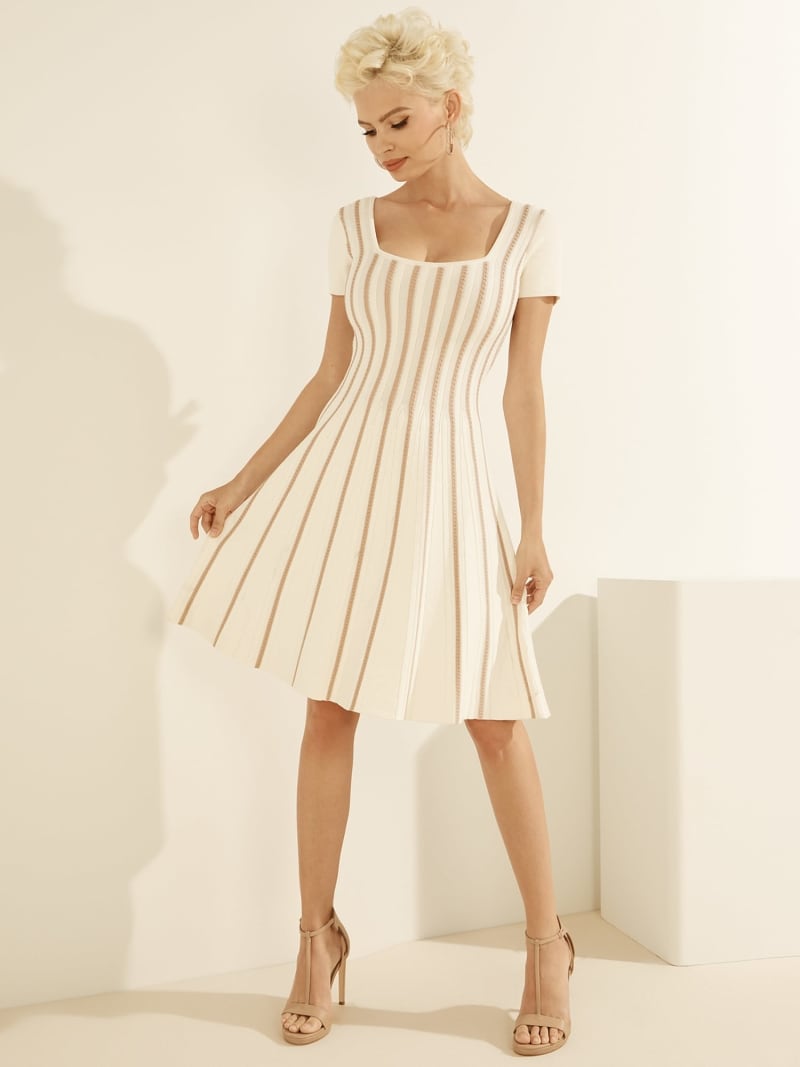Guess fit and flare dress clearance