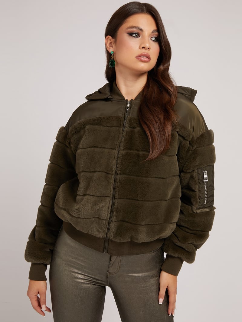 Guess fur new arrivals bomber