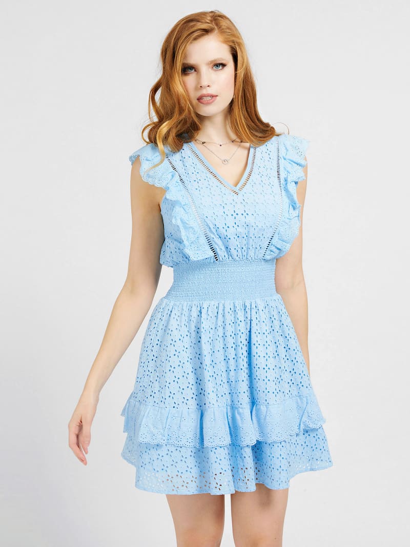 Abito Pizzo Sangallo Shop Online Ufficiale Guess