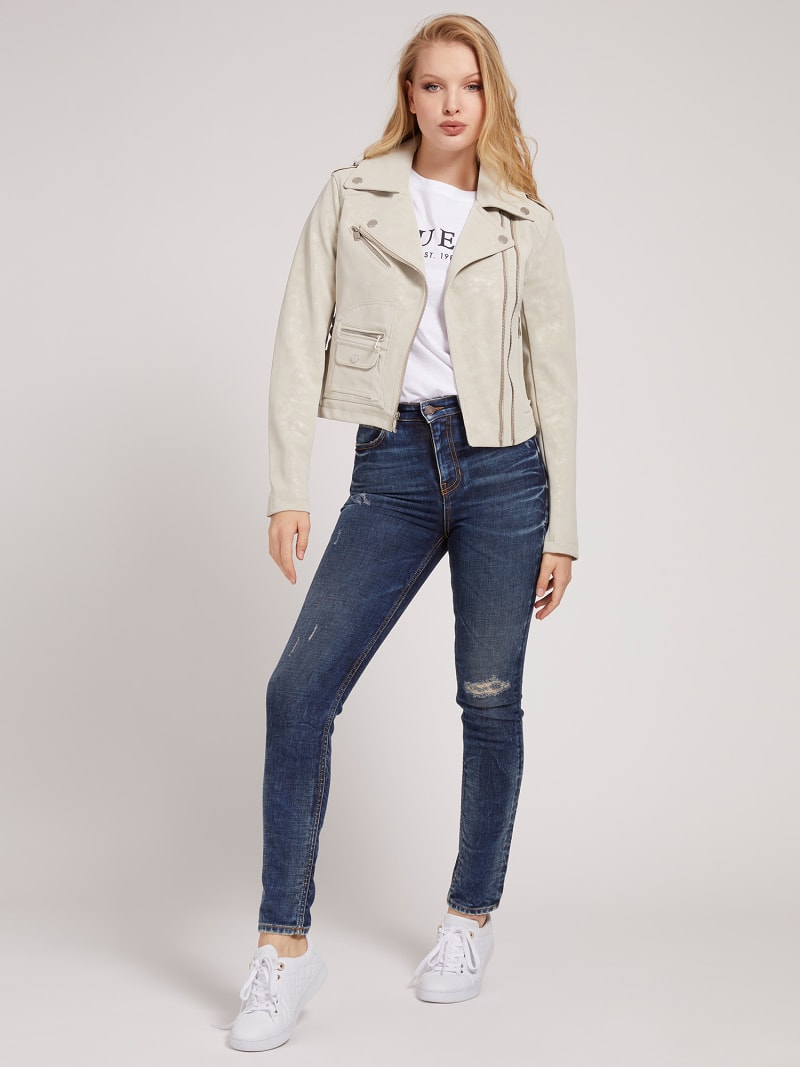 grup düzenli Anonim chaqueta de cuero mujer guess - aliburyansalonu.com