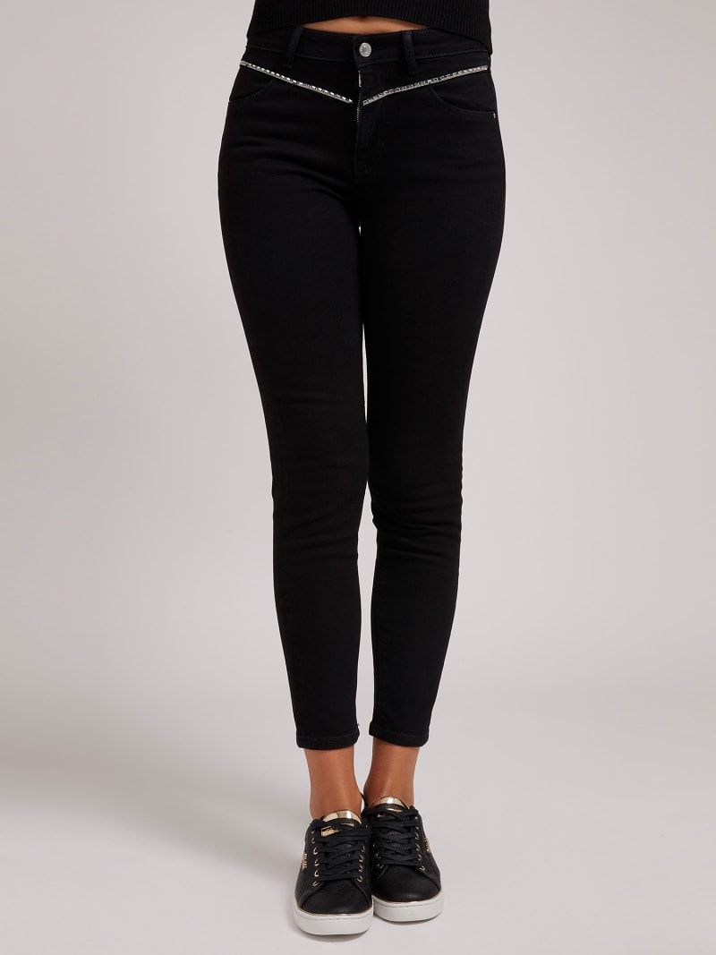 Jeans guess con strass top