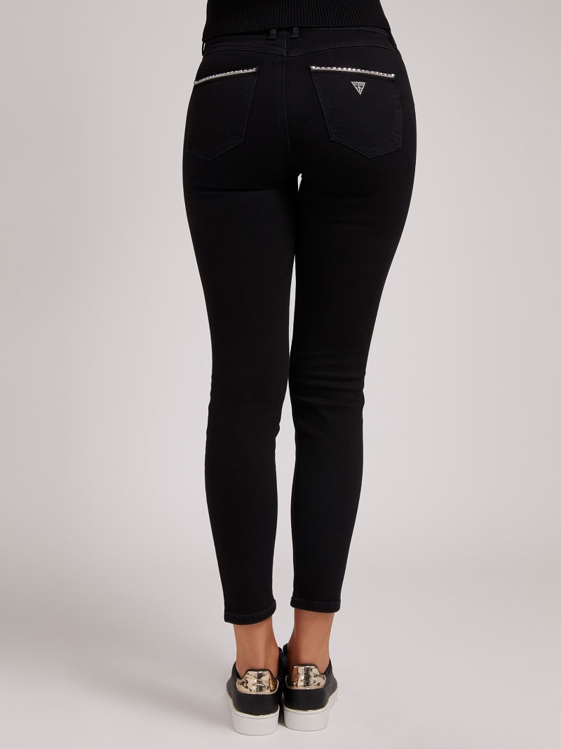 Guess rhinestone jeans hot sale