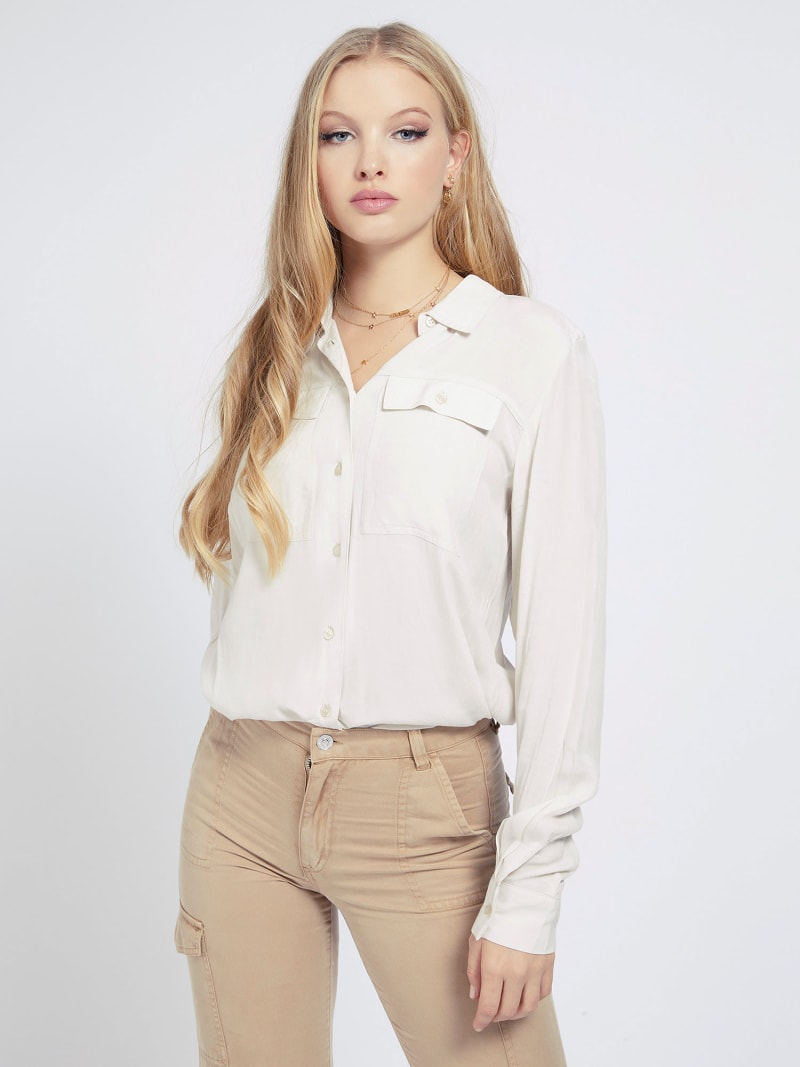 Блузка guess прозрачная