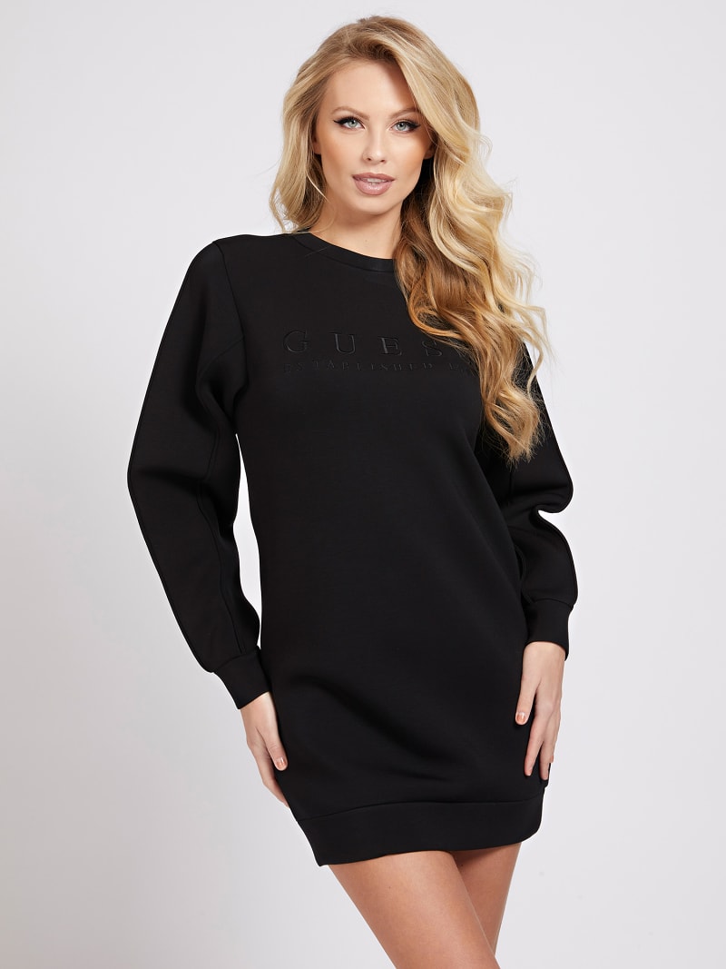 Vestido guess logo hot sale
