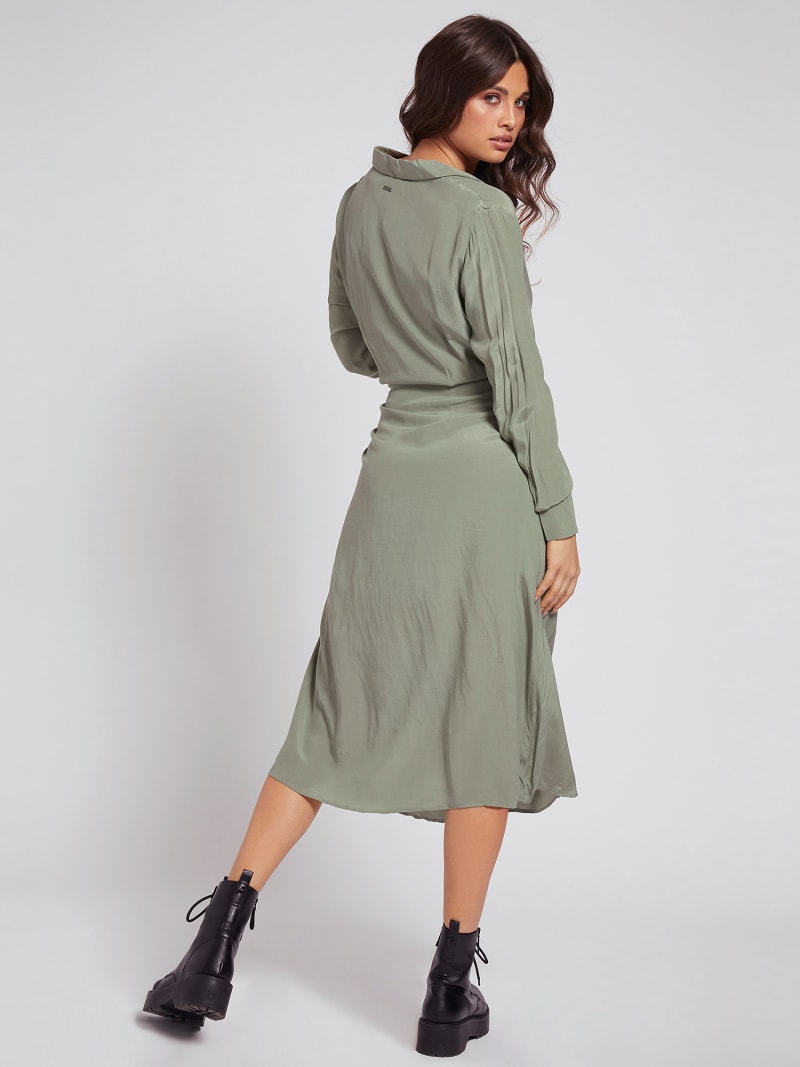 Viscose Chemisier Dress Guess Official Online Store