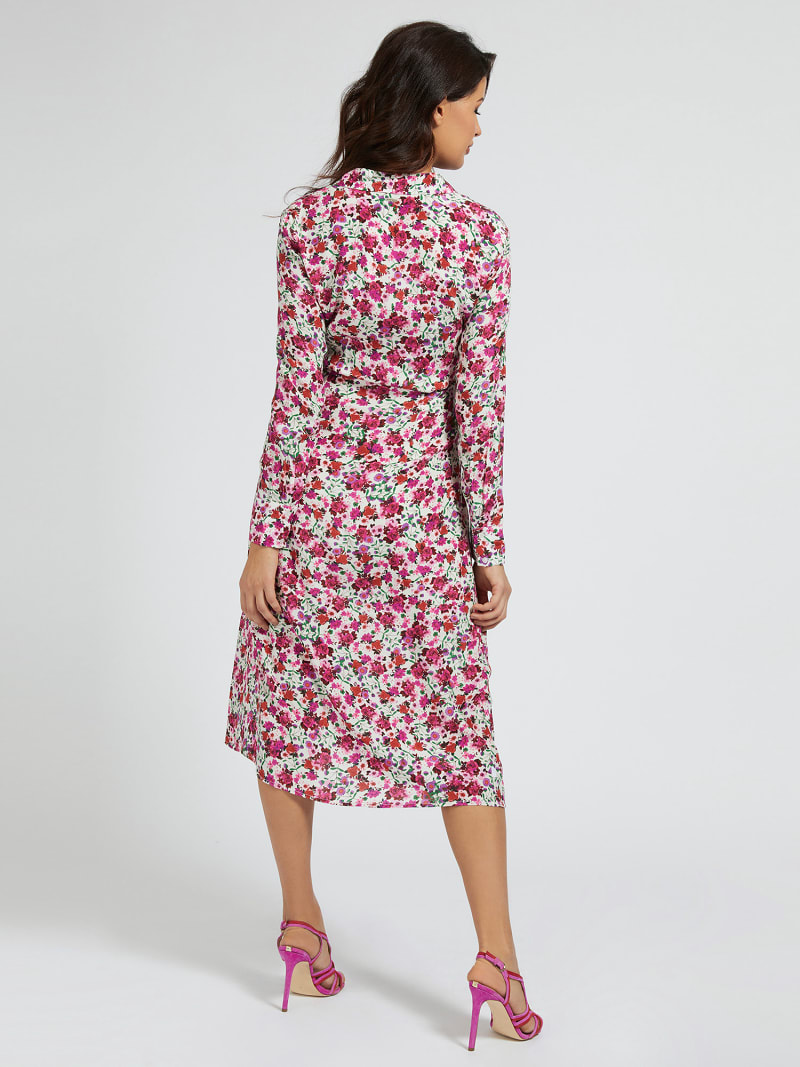 Viscose Chemisier Dress Guess Official Online Store