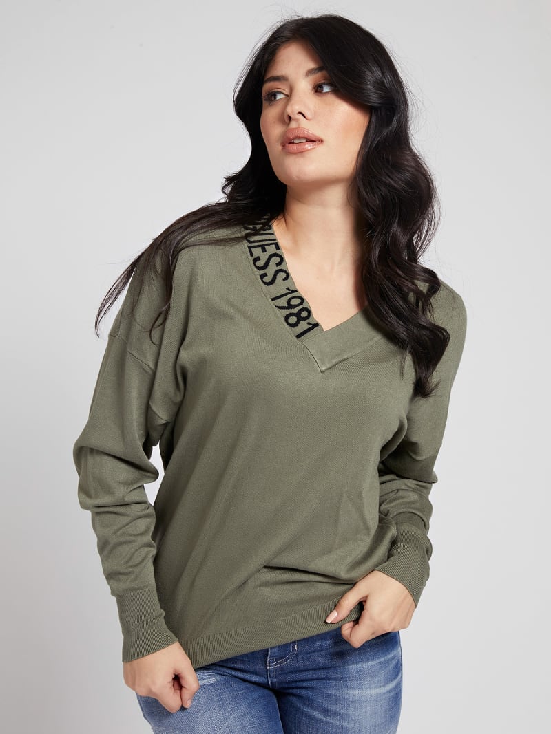 Oversize Fit Sweater Guess Official Online Store