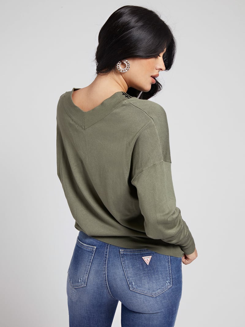 Oversize Fit Sweater Guess Official Online Store