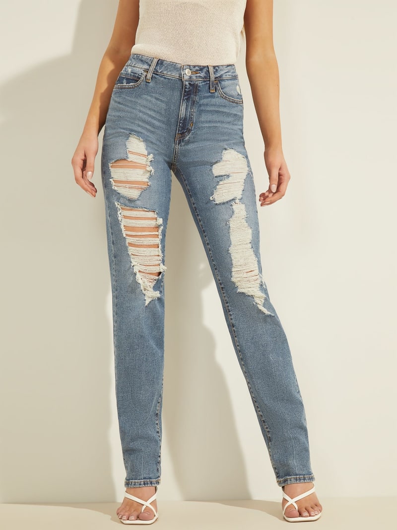 JEANS RELAXED ABRASIONI