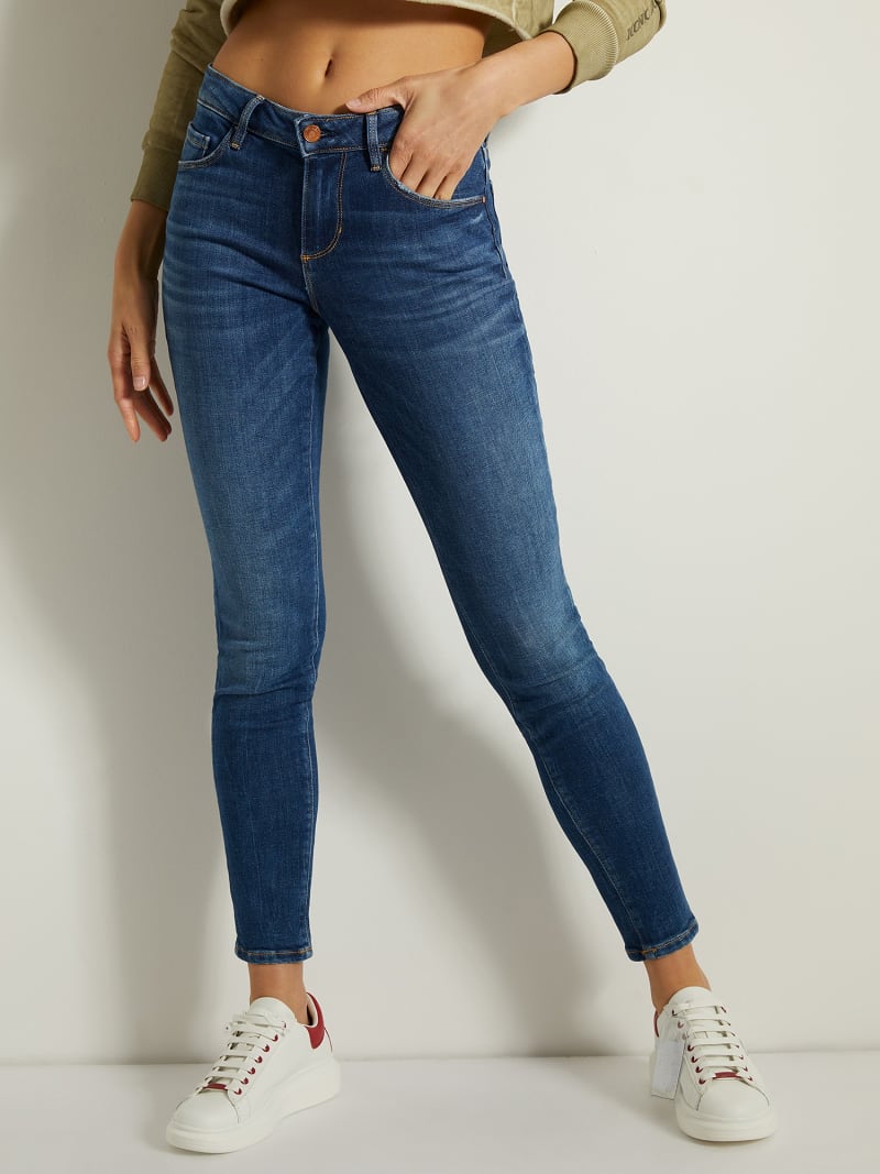 GUESS WB4AB2S2830-CRRX Power Skinny Low Jeans BÁSICOS para Mujer,27,Azul  Mezclilla : : Ropa, Zapatos y Accesorios