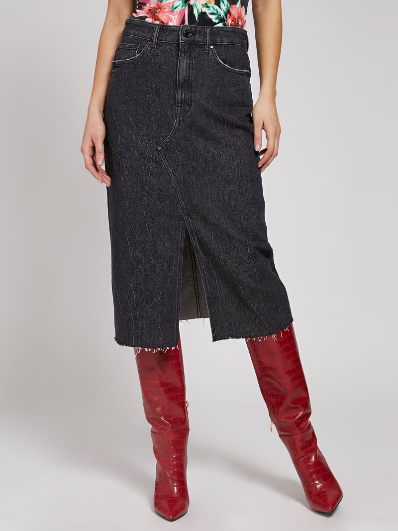 Bodycon Denim Skirt Guess Official Online Store