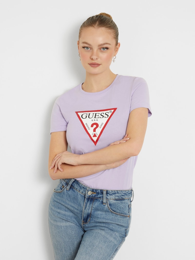 T-Shirt mit Logo-Dreieck