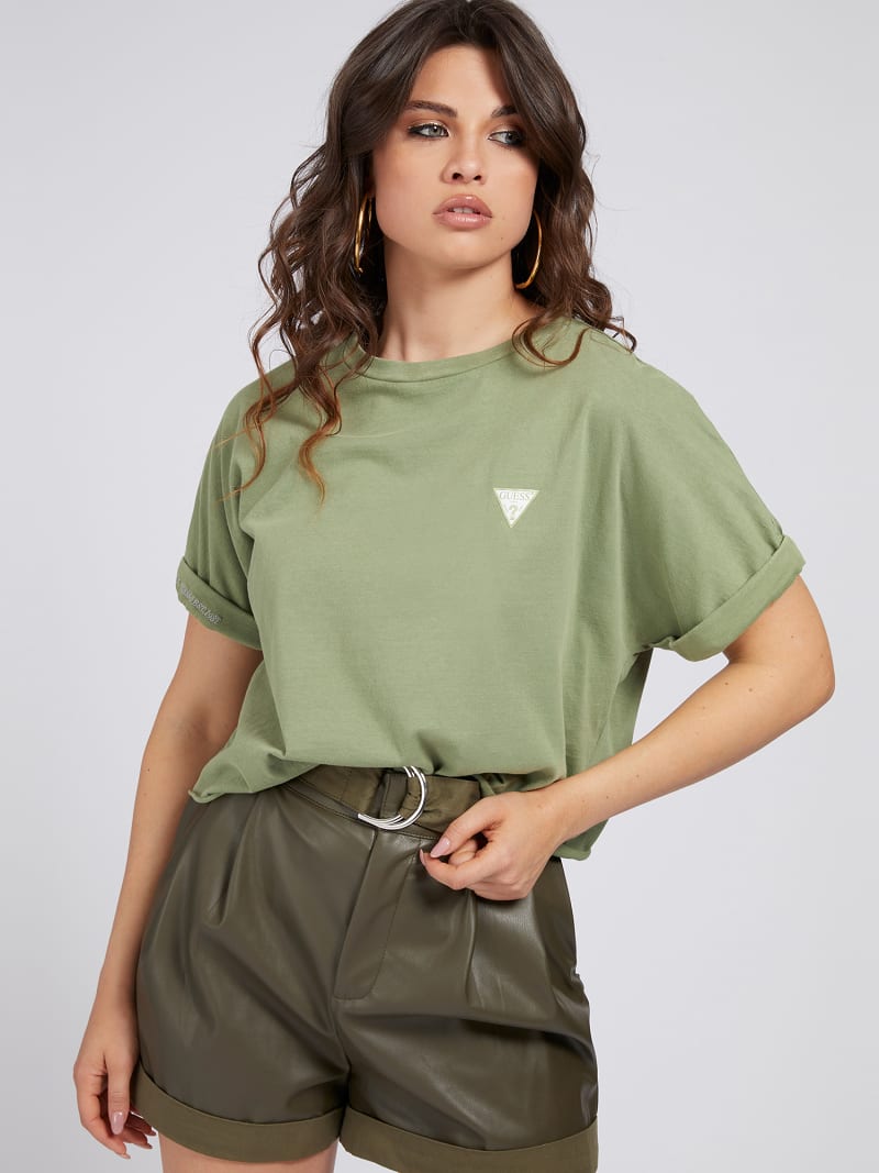 Triangle Logo T Shirt Guess Official Online Store