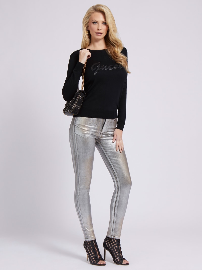 Guess metallic hot sale jeans