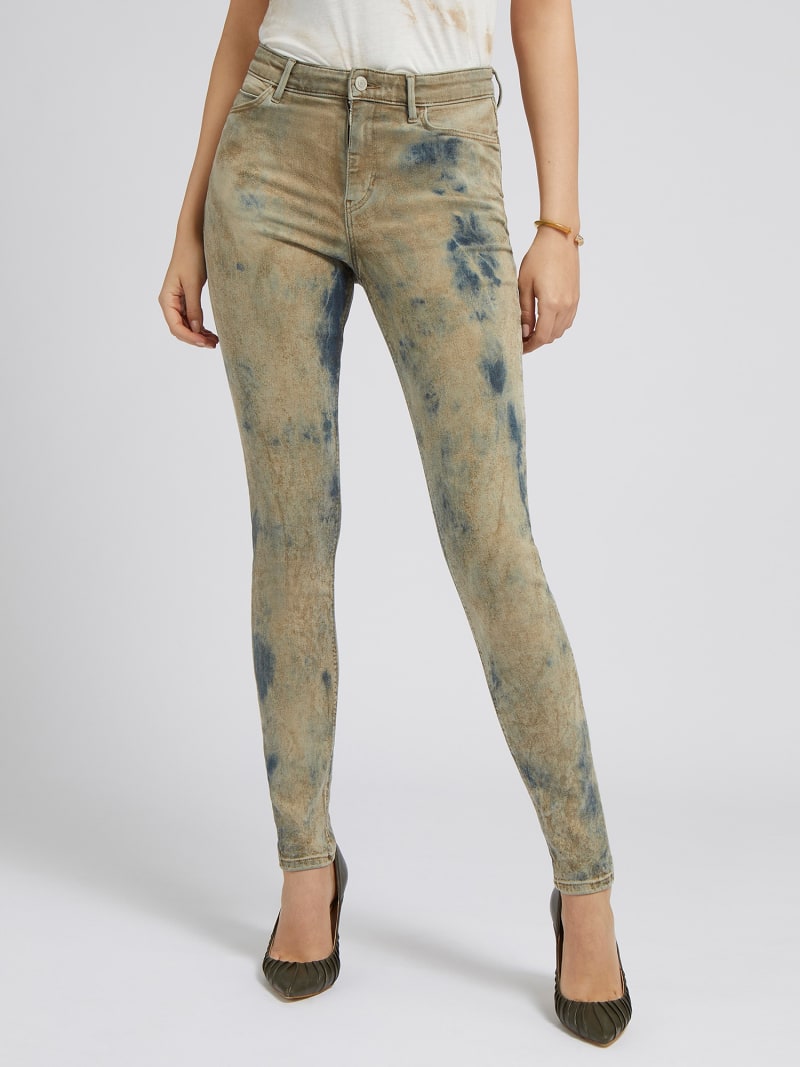 Tie dye skinny jeans womens shop