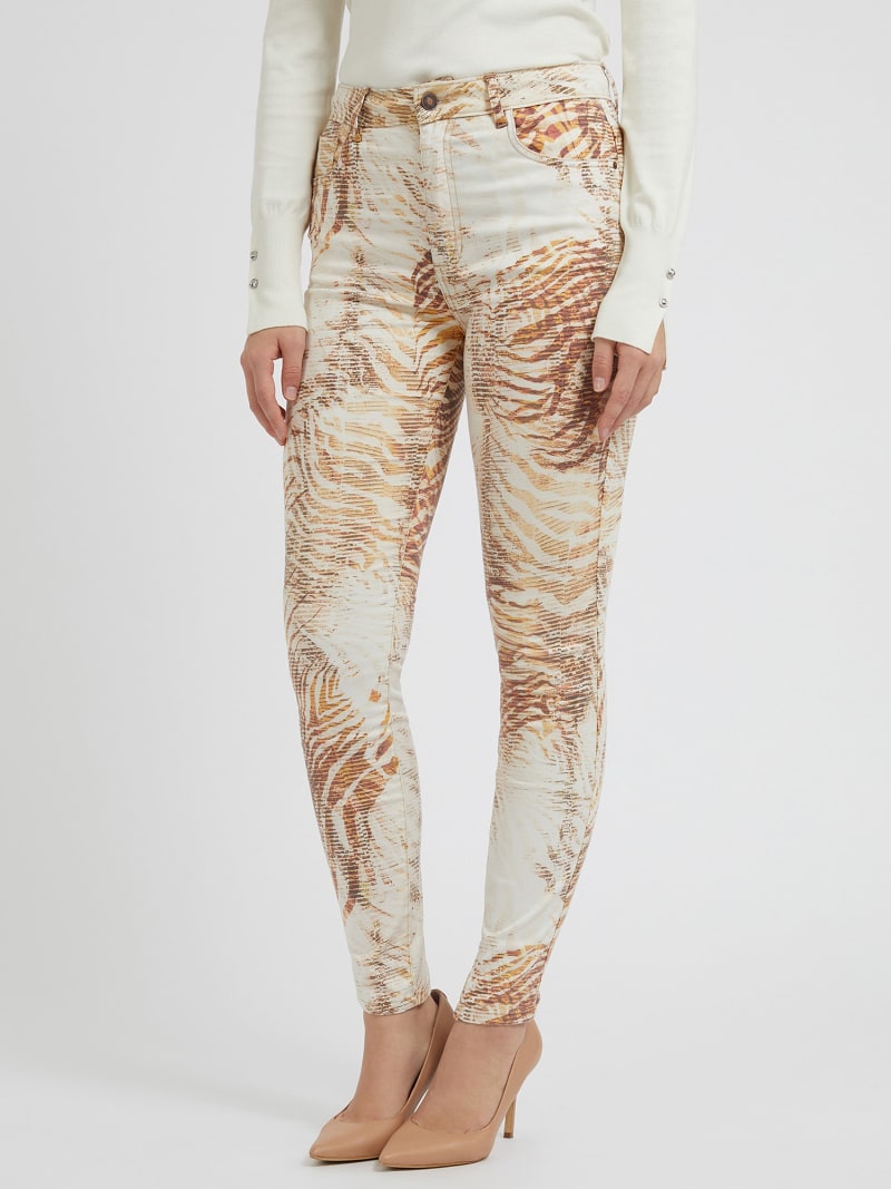 Pantalon Skinny Carter's Fille 6 Ans - Jean Imprimé Floral Rose, 98% Coton