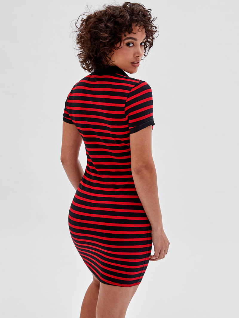 GUESS Striped polo dress