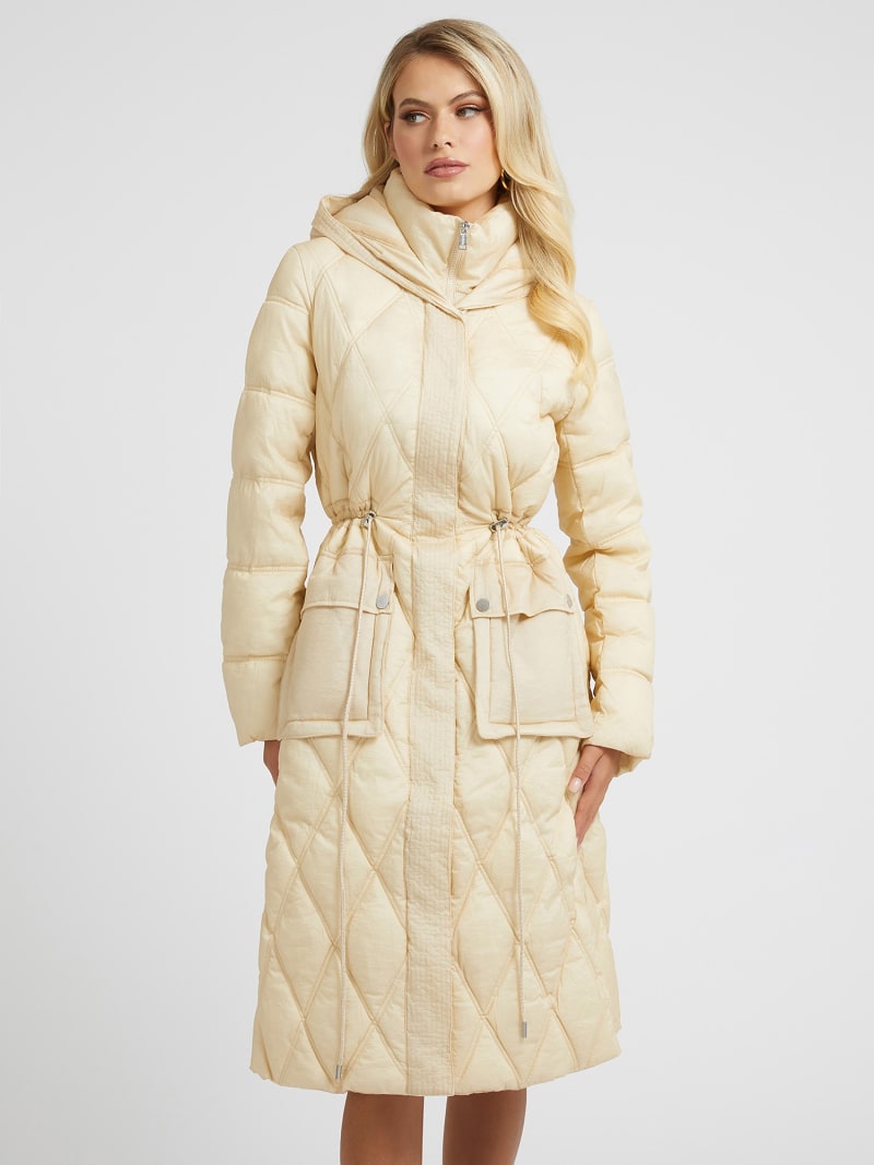 Guess quilted coat hotsell