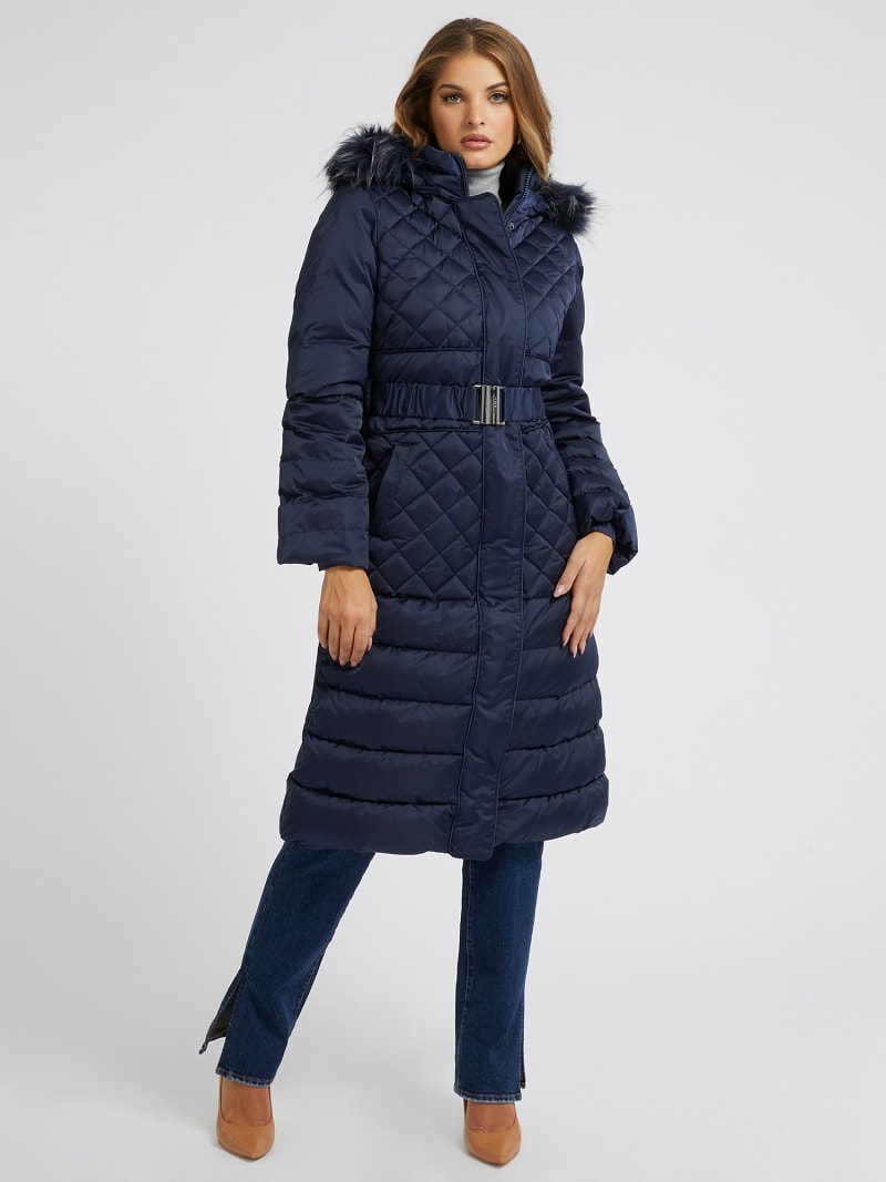Doudoune longue femme guess 2025