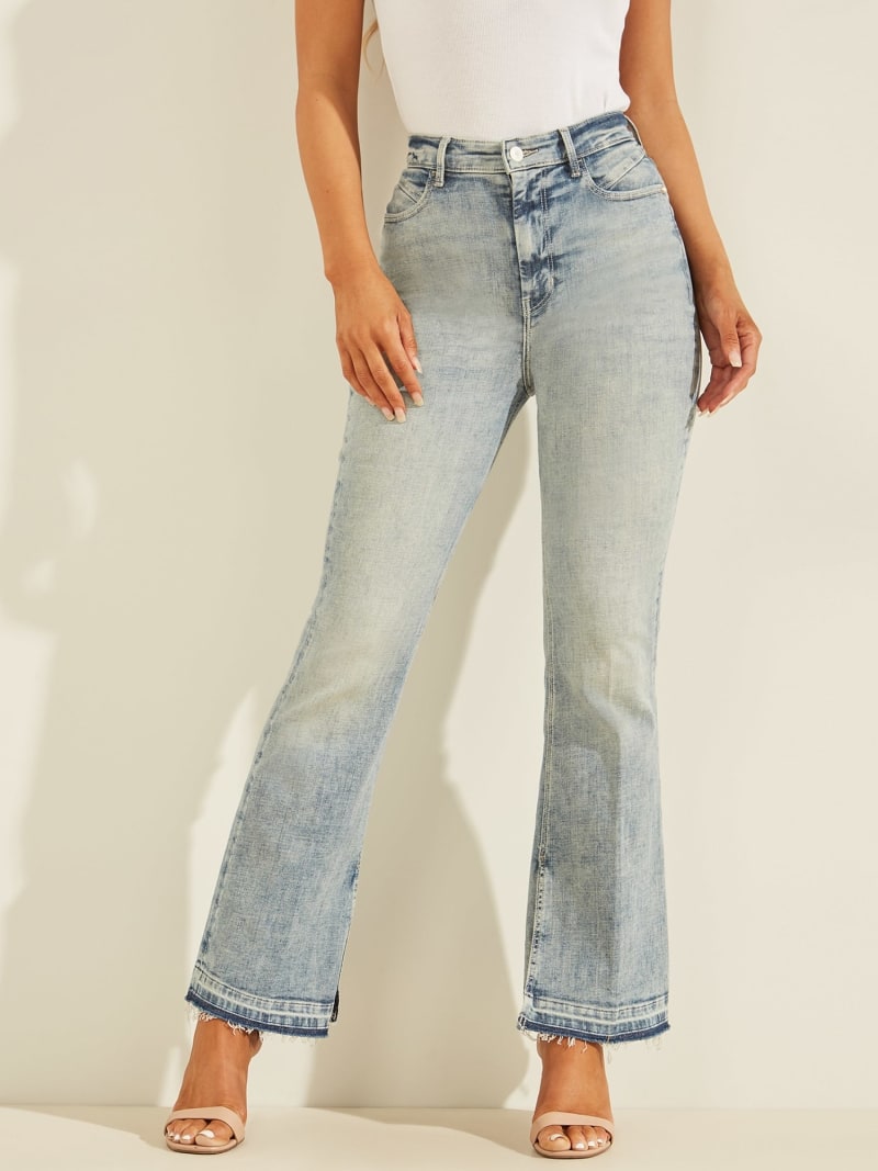 Fit and flare Denim-Hose