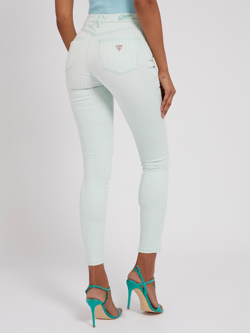 GUESS Striped skinny fit denim pant