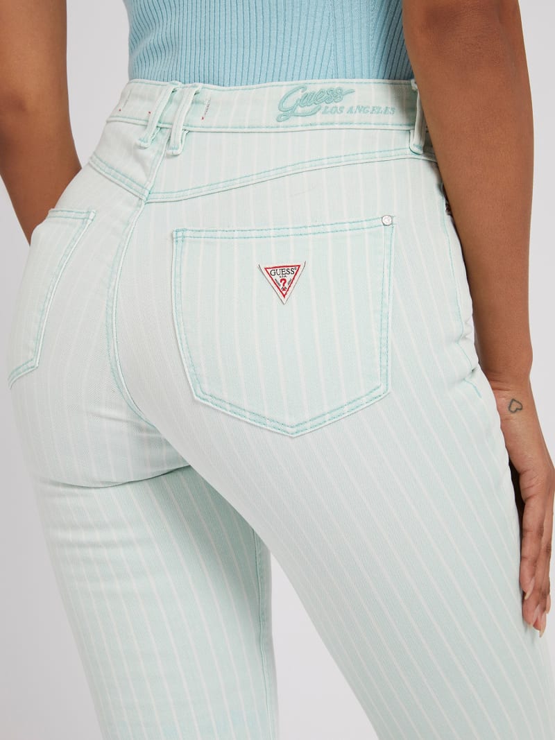 Guess striped jeans discount