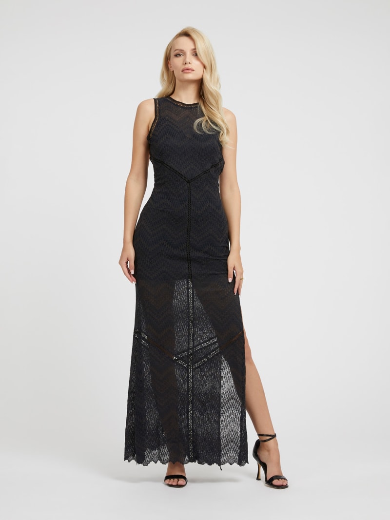 Guess black maxi discount dress