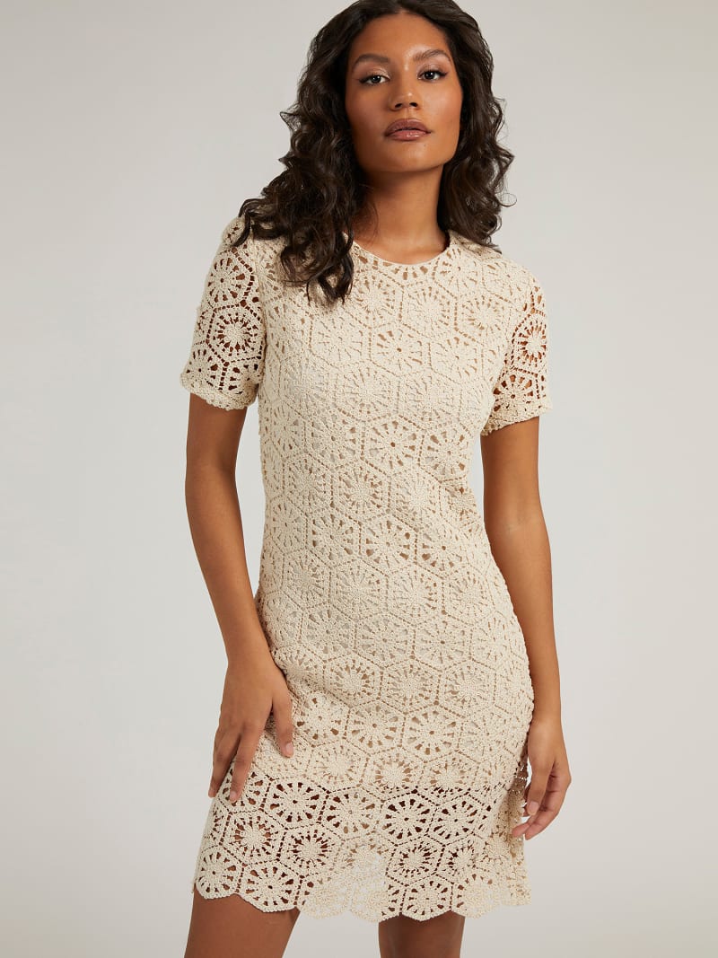 Guess top crochet dress