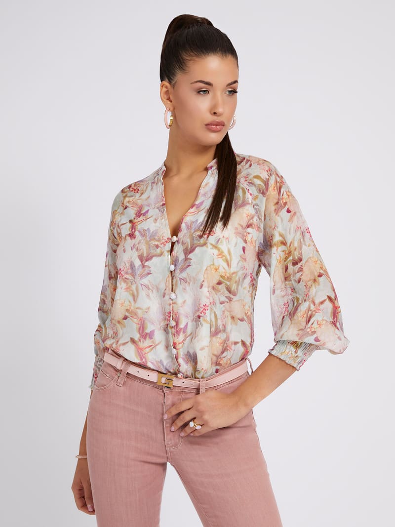 All over print blouse