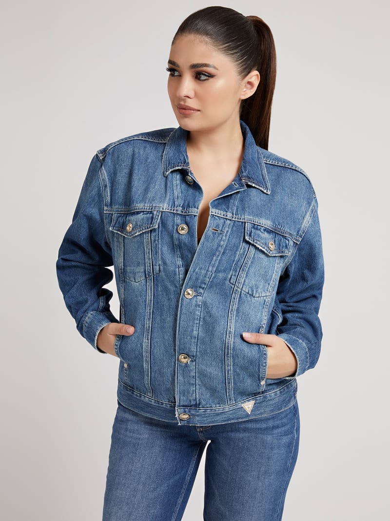 BOYFRIEND FIT DENIM JACKET Women GUESS® Outlet