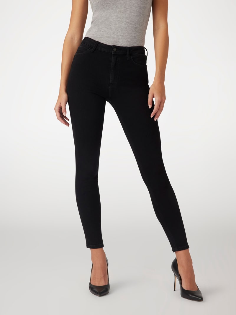 Guess black skinny jeans clearance