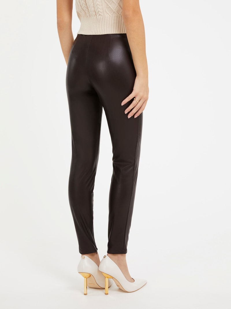 Women's Leather And Jersey Leggings by Marciano By Guess