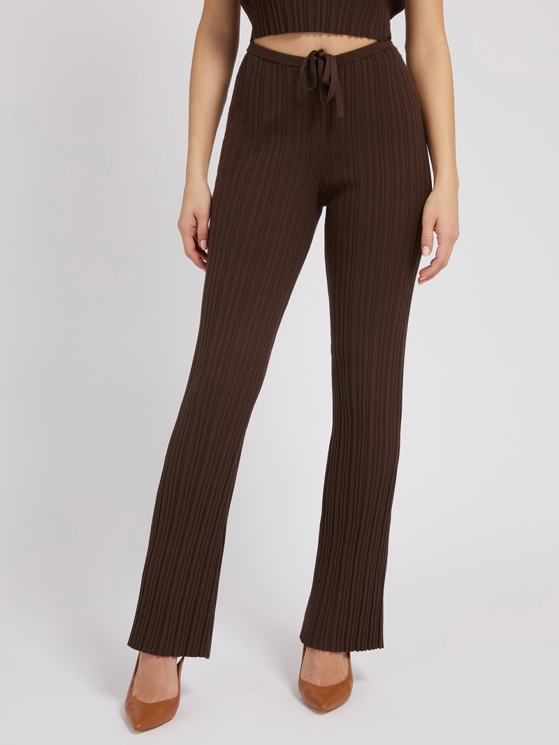 Flared sweater pant