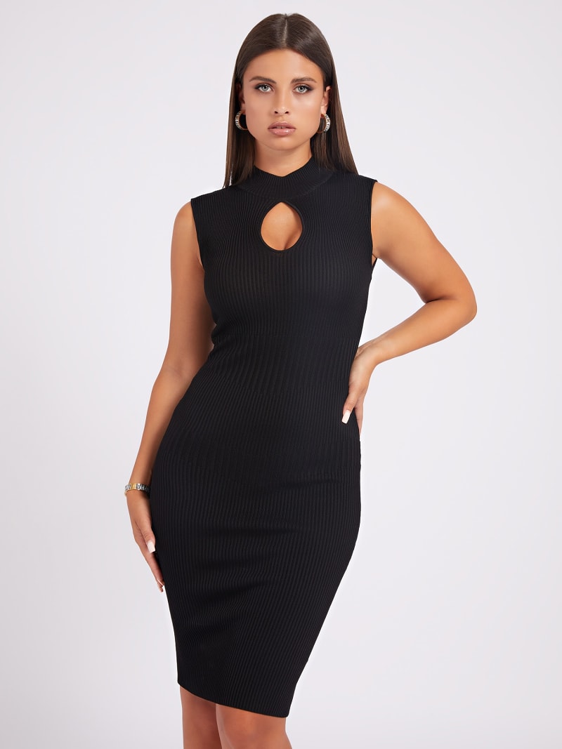 Robe en molleton cut-out