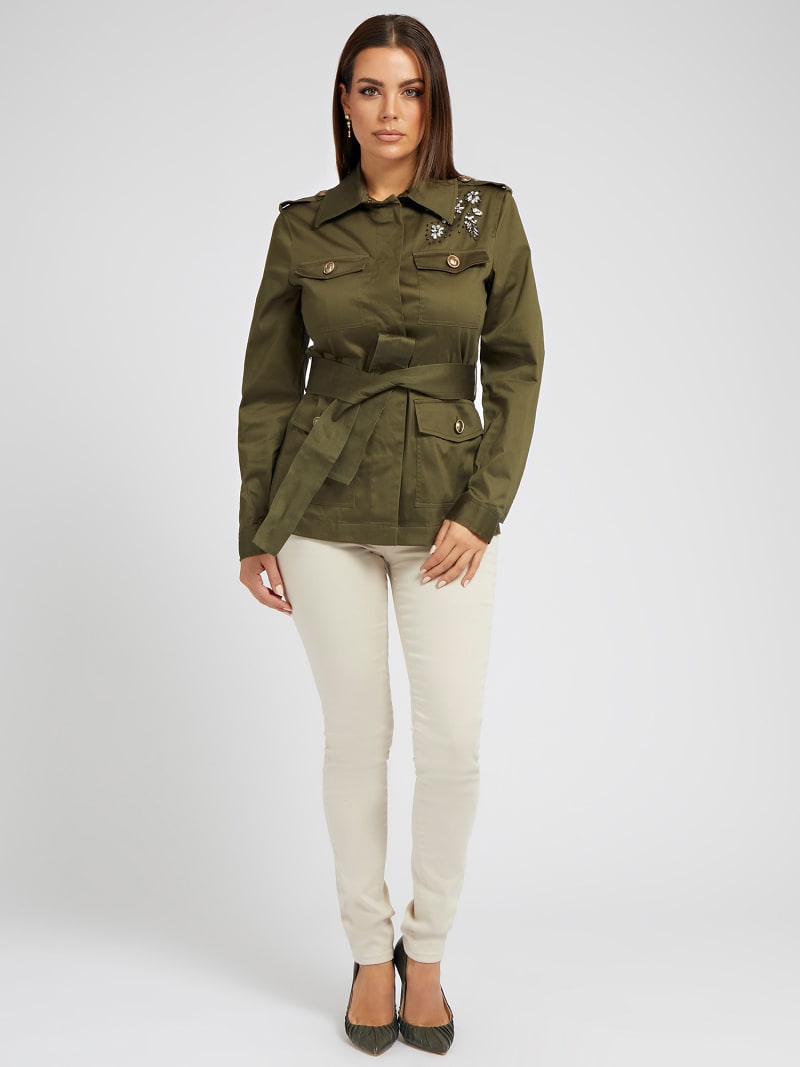 Guess military sale jacket womens