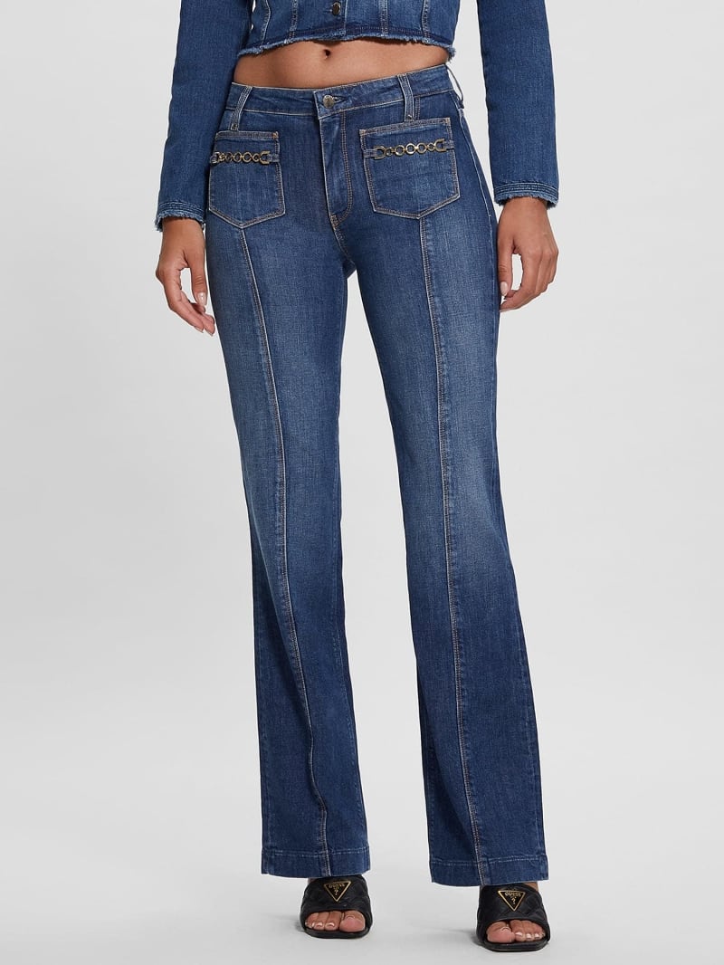 Guess low on sale rise bootcut jeans