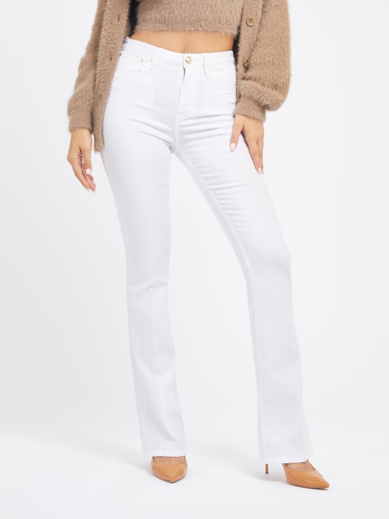 GUESS Pantalon evase velours stretch Femme