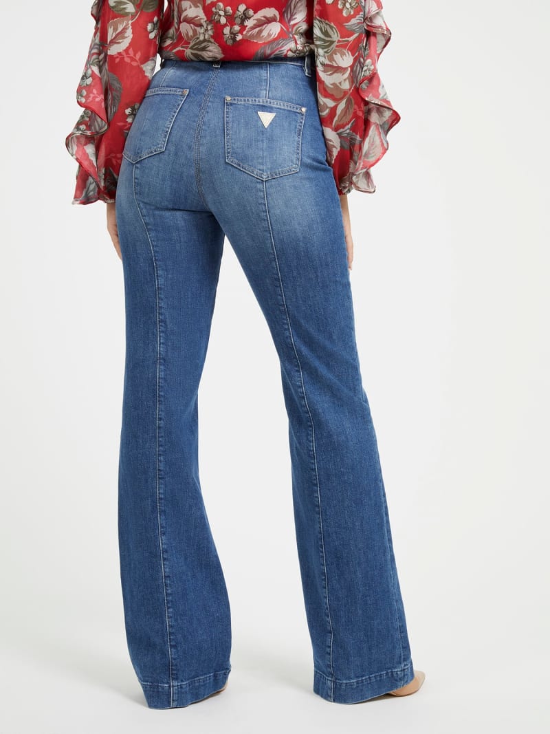 GUESS Jean vas boutons apparents Femme