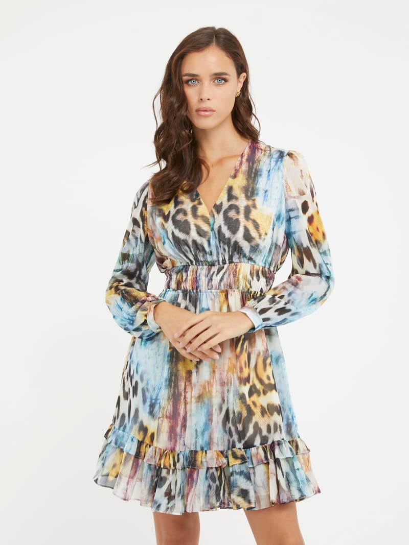 All over print mini dress Women | GUESS® Past Collections