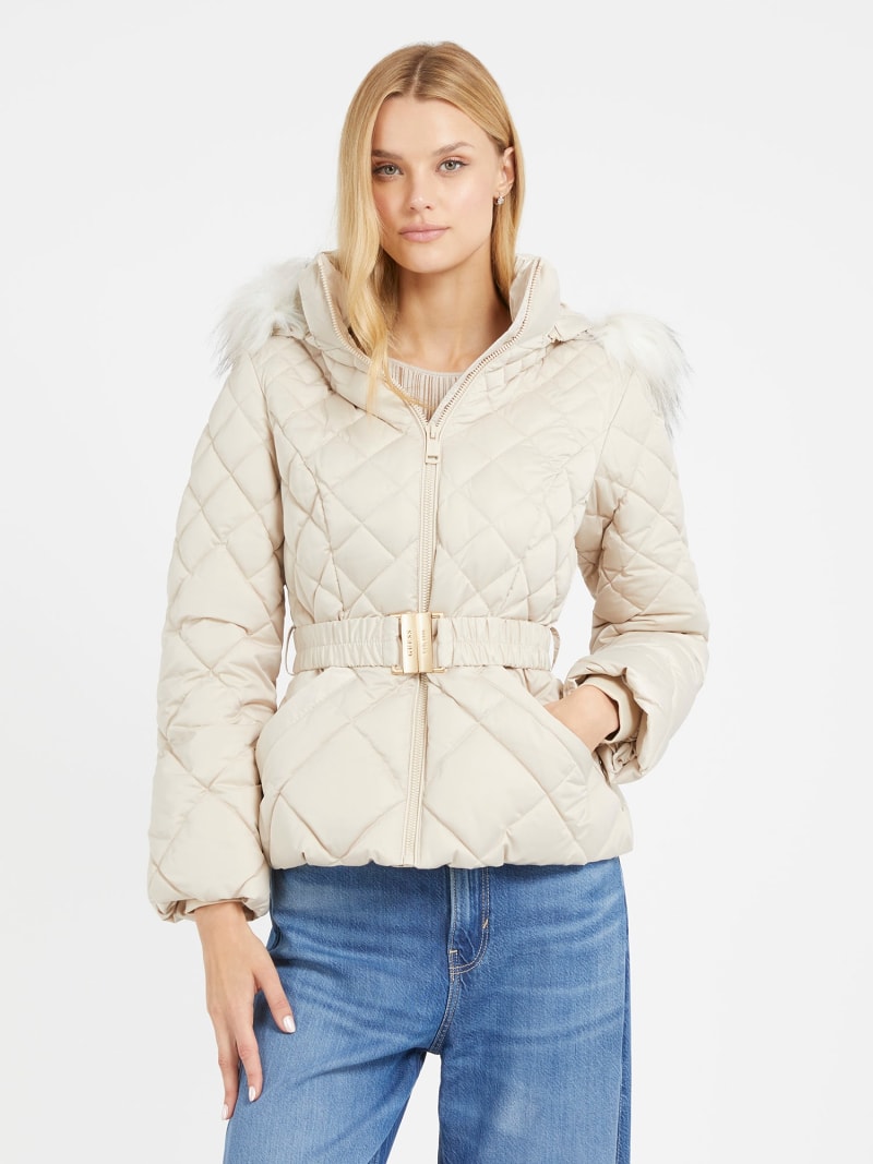 Guess Piumino Bomber Donna GUESS® Bomber In Vero Piumino Donna
