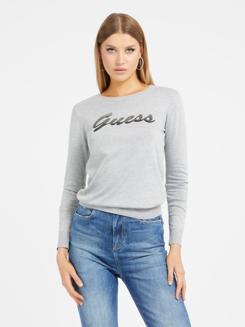 Guess knit bib walker jacket top